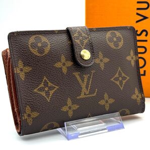 LOUIS VUITTON ルイヴィトン ポルトモネ ビエ ヴィエノワ がま口 二つ折り財布 モノグラム M61663