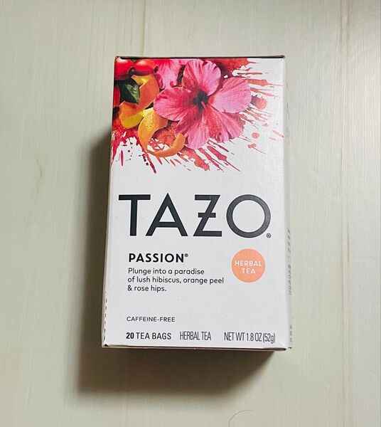 TAZO (タゾ)ハーブティー パッション ノンカフェイン ティーバッグ20個