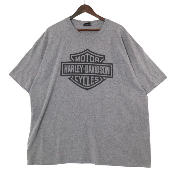 Harley-Davidson ハーレーダビッドソン 半袖Tシャツ グレー 古着