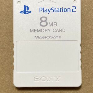 PS2専用メモリーカード シルバー PlayStation2 8MB MEMORX CARD White SCPH-10020
