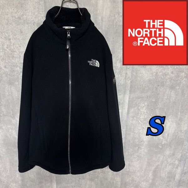ノースフェイス フリースジャケット メンズS ブラック 黒 フリース ブルゾン THE NORTH FACE ボア ジャケット