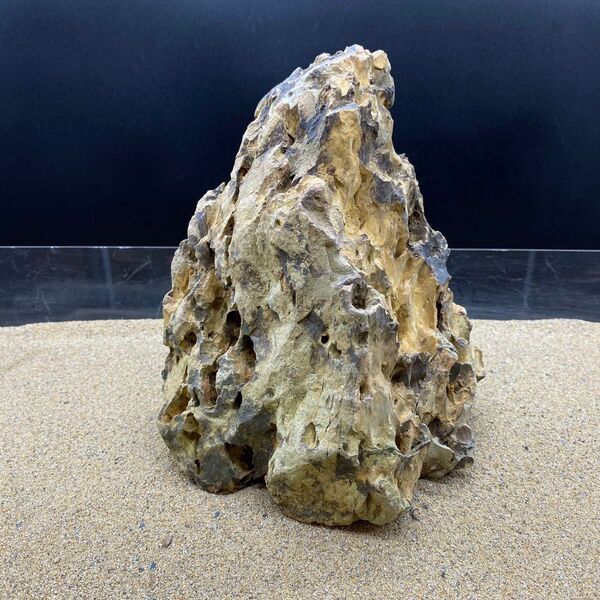 MQS-6471気孔石 24cm親石 一点物 水槽用石 アクアリウム