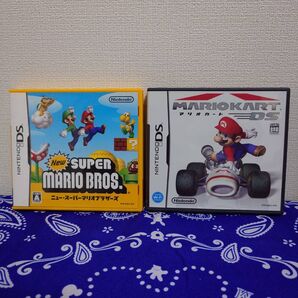 【DS】 2枚セット マリオカートDS NEW スーパーマリオブラザーズ ソフト