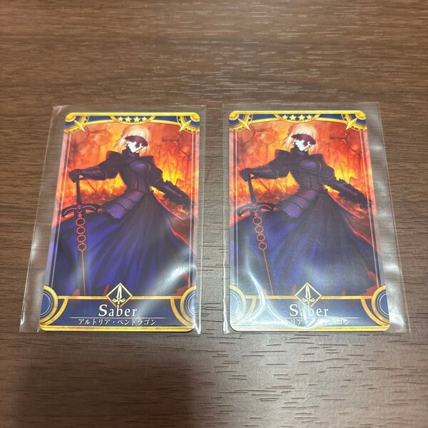 FGO Fate/Grand Order アルトリア・ペンドラゴン オルタ アーケード カード