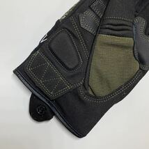 【送料込み】 アウトレット YeLLOW CORN ライディングメッシュグローブ グローブ YG-901 LL KHAKI カーキ 定価5390円 A20729-17_画像6