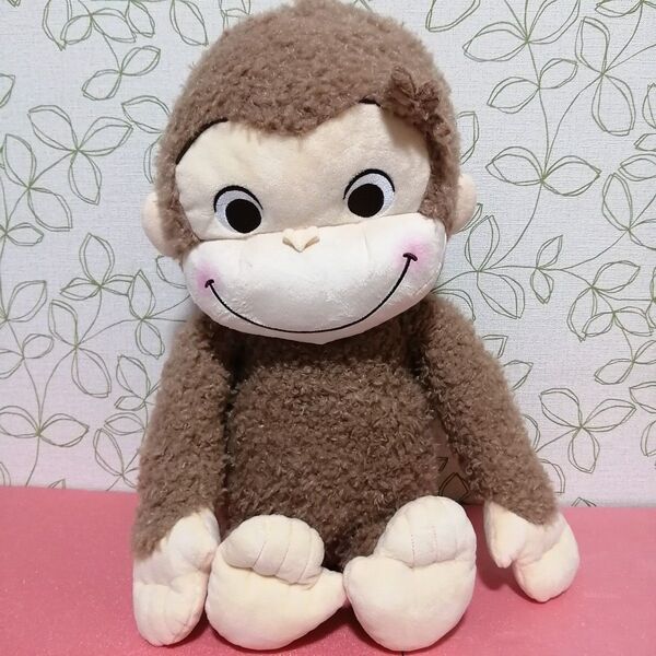 おさるのジョージ 赤いほっぺ スーパーラージぬいぐるみ 新品 タグ付き