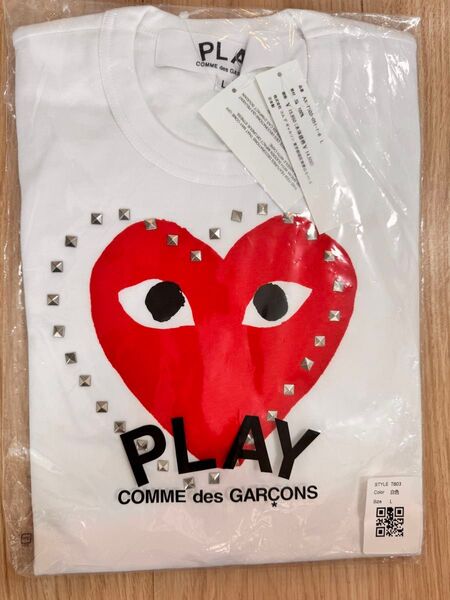 COMME des GARONS PLAY 赤いハート Tシャツ