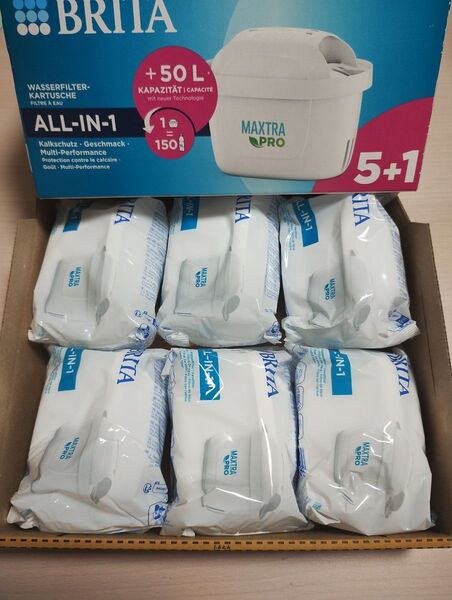 新品 6個 BRITA マクストラ プロ 交換用 フィルター カートリッジ ブリタ