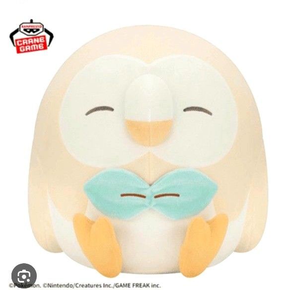 ポケピース めちゃもふぐっとぬいぐるみ モクロー 約30㎝ ポケットモンスター