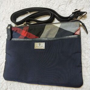 BLACK LABEL CRESTBRIDGE ブラックレーベルクレストブリッジ ショルダーバッグ ネイビー メンズ