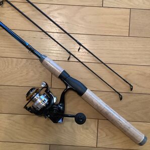 2ピースM、MH2セレクト1.8mスピニングロッド&スピニングリール3000番