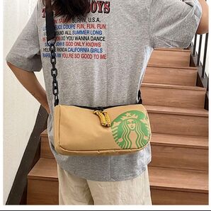 スターバックス ショルダーバッグ 斜め掛け ベージュ