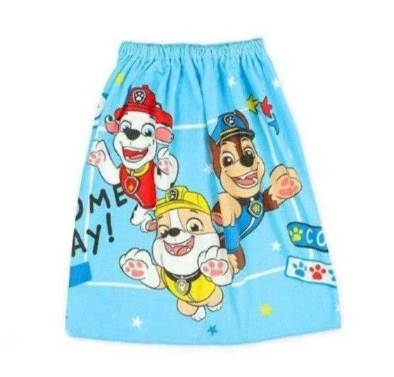 パウパトロール★新品★ラップタオル★60cm★巻きタオル★綿100%★男の子