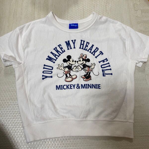 しまむら ディズニー 90サイズ ミッキー&ミニー Tシャツ