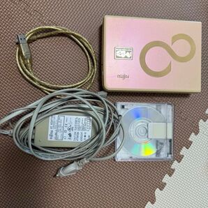 富士通 MOドライブ FN640 SLIMMATE MO USB ディスク5枚セット