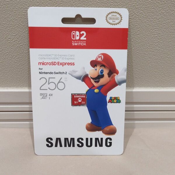 新品 Samsung microSD Express Card 256GB for Nintendo Switch 2 SDカード