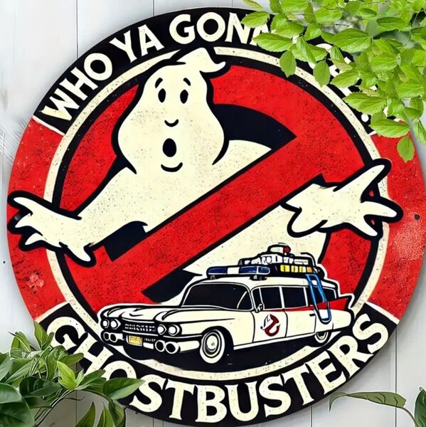 ゴーストバスターズ ③ Ghostbusters ブリキ看板 アメリカン雑貨 アメリカンガレージ雑貨 世田谷ベース