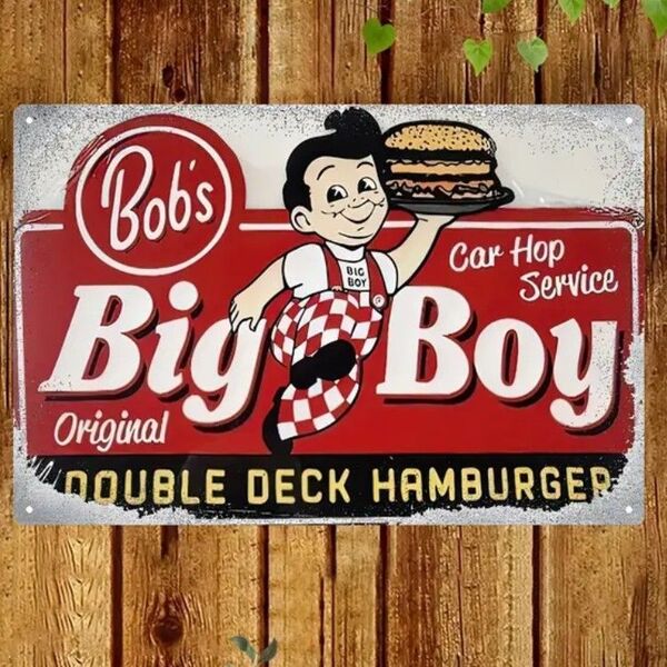 ビックボーイ ⑥ Big Boy ブリキ看板 アメリカン雑貨 USA 世田谷ベース アメリカンバーガー