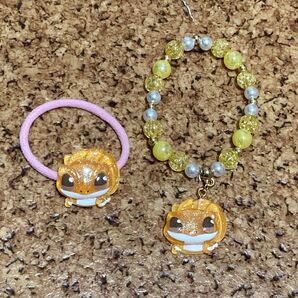 レオパードゲッコー ブレスレット&ヘアゴムセット