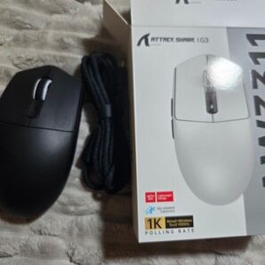 ATTACK SHARK G3ワイヤレスゲーミングマウスBK52820チップ搭載