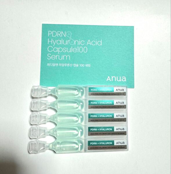 新品未使用未開封Anua アヌア PDRN ヒアルロン酸カプセル100 セラム 1mL×5本
