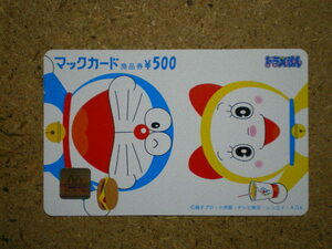 mcdo*0801 Doraemon не использовался 500 иен Mac карта 
