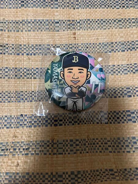オリックス・バファローズ オリ姫缶バッジ 山下