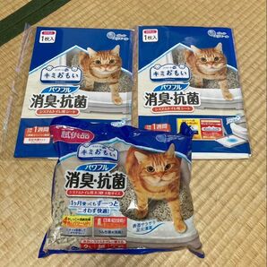 エリエール パワフル消臭・抗菌 ネコ砂2L&シート2枚セット