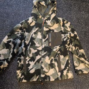 ZARA ボアジャケット 迷彩柄 メンズ アウター