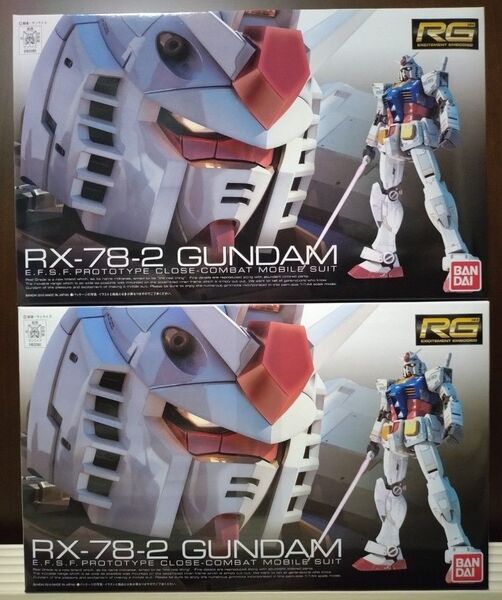 【新品/未組立/2点セット】RG RX-78-2 機動戦士ガンダム
