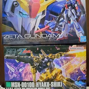 【新品/未組立/2点セット】RG Zガンダム ゼータガンダム MSZ-006+HG 百式 MSN-00100 機動戦士Zガンダム