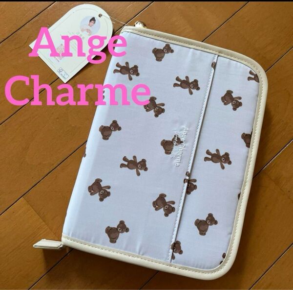 Ange Charme 母子手帳ケース マルチケース 辻希美 しまむら アンジュシャルム 辻ちゃん 新品 くま テディベア