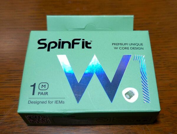 SpinFit SpinFit W1 M 1ペア イヤホンのゴム イヤーチップ イヤーピース イヤピ 装着感アップ スピンフィット