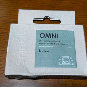 SpinFit Omni 完全ワイヤレスイヤホン&有線イヤホン向けイヤーピース 最高級シリコン素材採用 (Lサイズ1ペア)