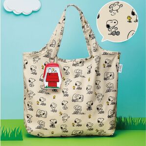 スヌーピー エコバッグ (ナチュラル) DHC