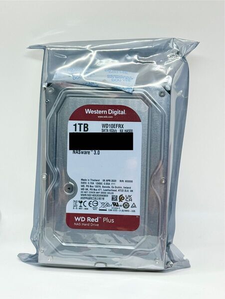 新品未開封 バルク WD Red Plus 1TB WD10EFRX HDD ハードディスク