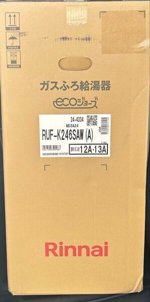 リンナイ RUF-K246SAW(A) 都市ガス 壁掛け〔RUF-E2406SAWの類似品〕 都市ガス12A・13A ガス給湯器