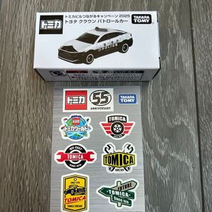トミカ トミカビルつながるキャンペーン2025 トヨタ クラウン パトロールカー 特典 非売品 トミカビル発売記念ステッカー付き