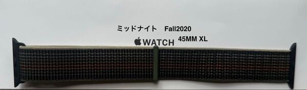 Apple Watch 純正バンド 45mm ミッドナイト スポーツループ - XL MPLC3FE/A