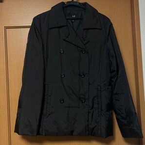 レディース ダウン Pコート ブラック M