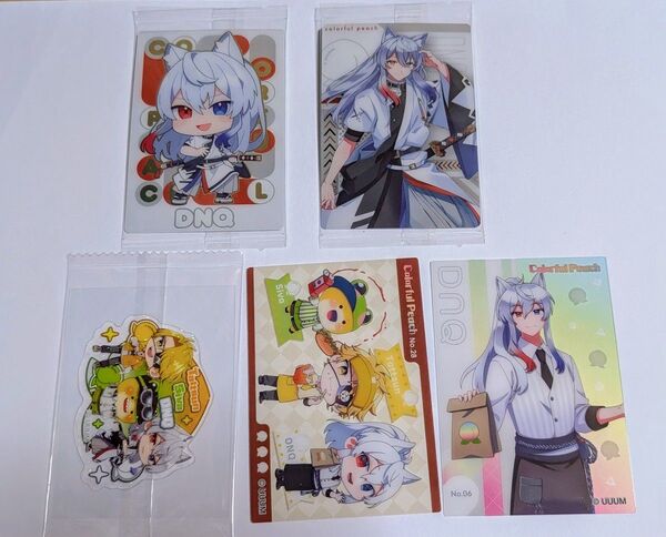 カラフルピーチ ウエハース 2 カード カラピチダイナー クリアカード コレクションガム キラぷるステッカー どぬく