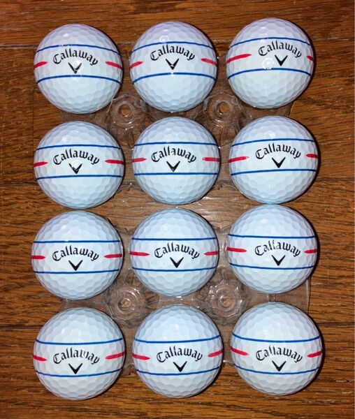 ロストボール Callaway CHROME SOFT 6球 CHROME TOUR 6球 合計12球 360°トリプルトラック