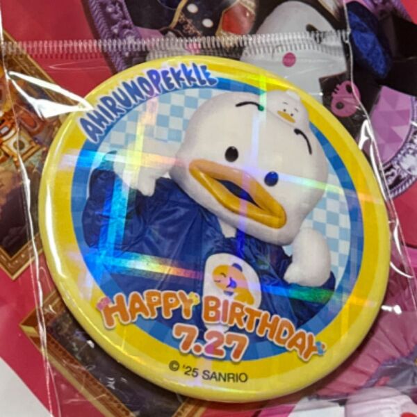 ペックル バースデーグッズ ピューロランド 缶バッジ
