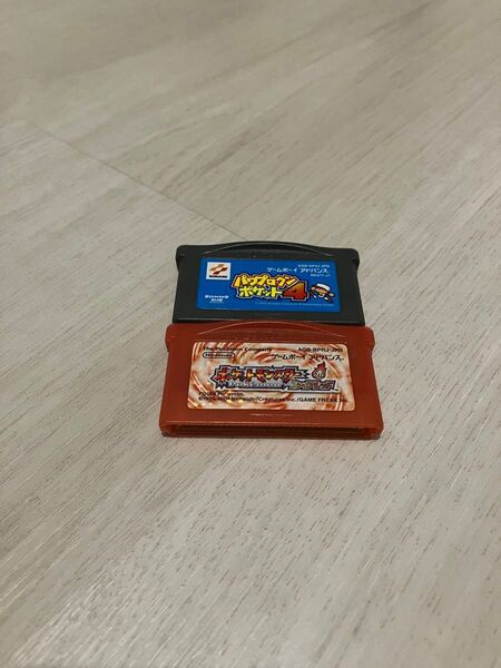 GBA ポケモンファイアレッド、パワポケセット ゲームボーイアドバンス GBA