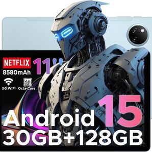 アンドロイド15 タブレット 11インチ 30GB+128GB+2TB