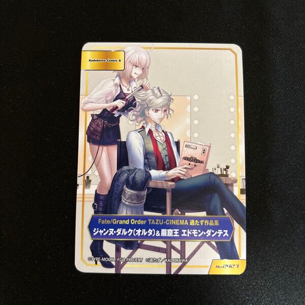 【FGO】アニメイトTYPE-MOONフェア特典 ジャンヌ・ダルク(オルタ)&巌窟王 エドモン・ダンテス ノーマル