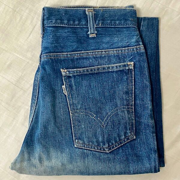 色&雰囲気抜群 levis リーバイス 白タブBIG E ヴィンテージ オリジナル デニム ジーンズ フレア