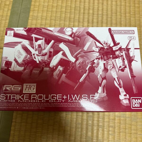 未組立品 1/144 RG MBF-02 ストライクルージュ+HG I.W.S.P. プレミアムバンダイ限定