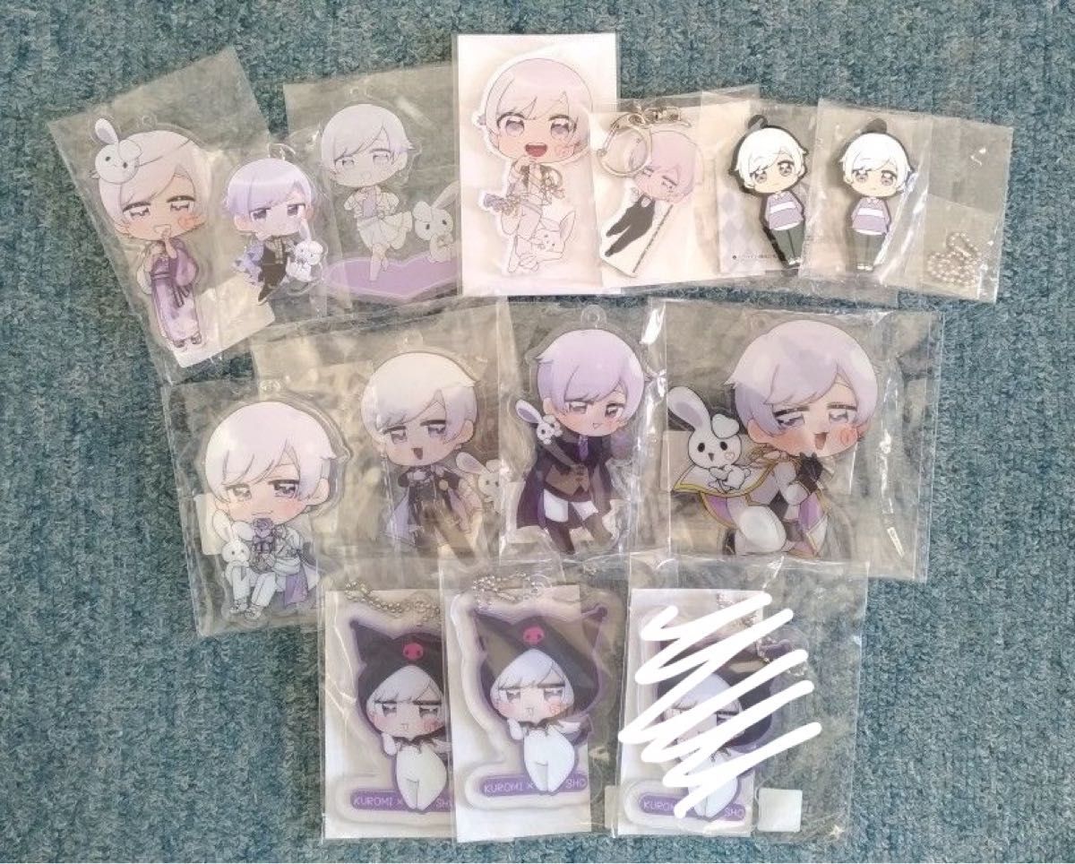 いれいす 初兎 アクリルスタンド アクリルキーホルダー ラバーストラップ