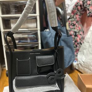 House of little bunny ハンドバッグ/ ショルダーバッグ レザー 2way